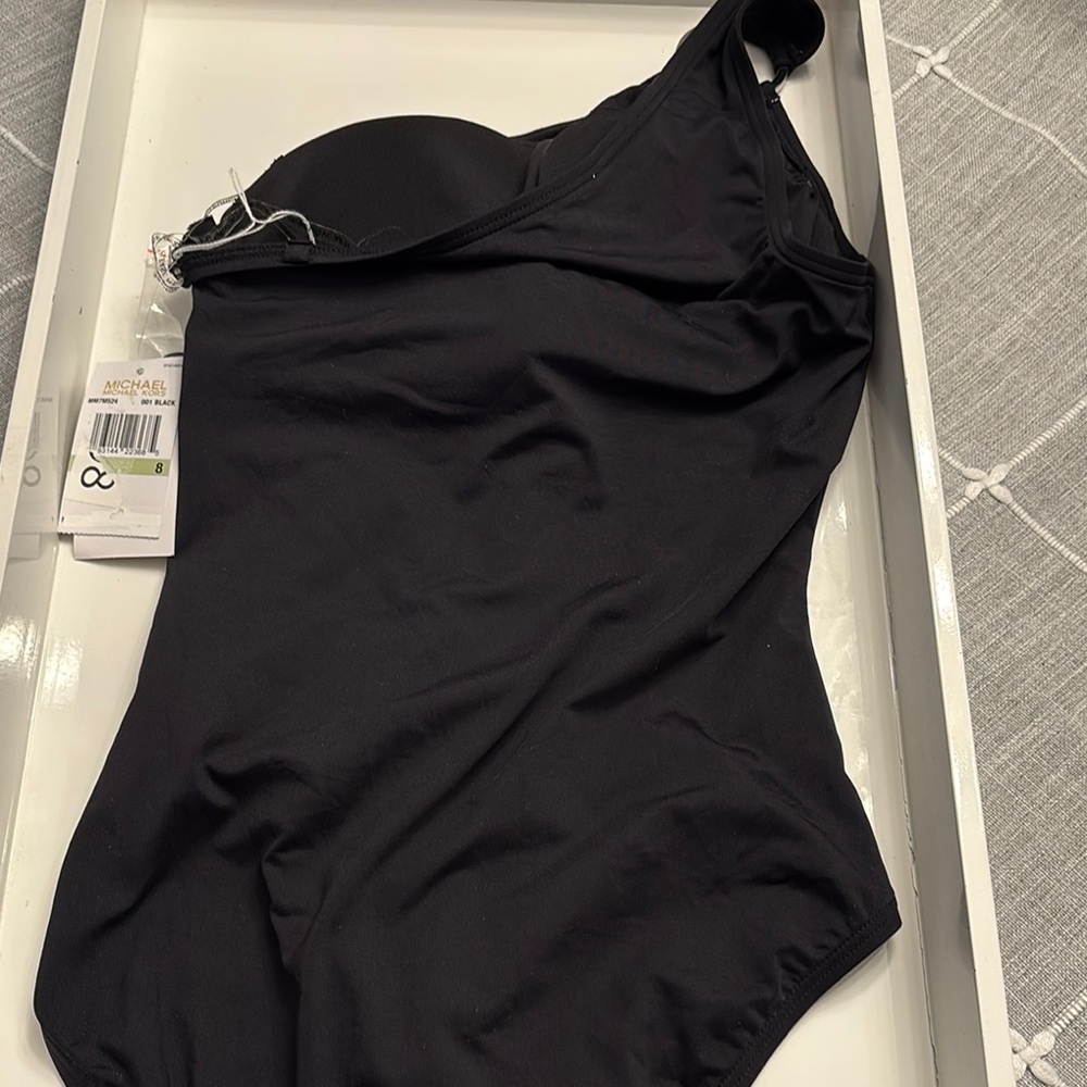 Black One-Piece Swimsuit - Picture 3 of 4